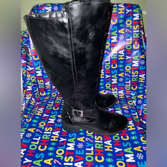 Arizona Jean Co, black long boots, 6.5. - Picture 1 of 8